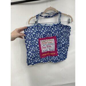 Gretchen Scott Small Bag Cotton Retro Blue